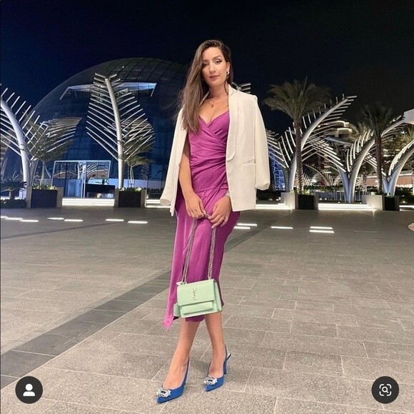 ZARA KNOTTED SLIP DRESS - Picture 8 of 8